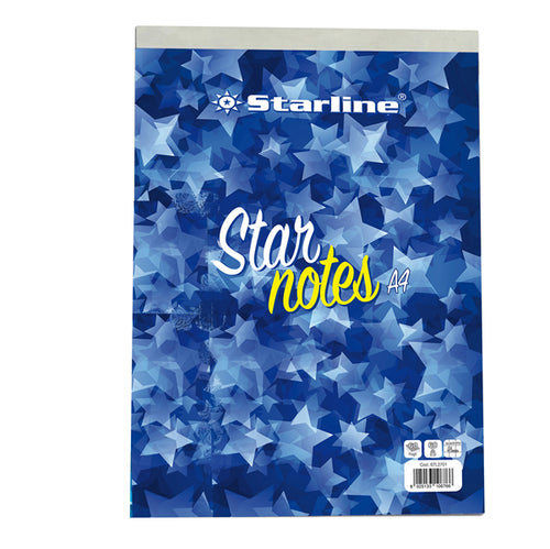 Blocco Note A4 21X29,7Cm 5Mm 60Gr 60Fg Starnotes Starline