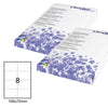 Etichetta Adesiva Bianca 100Fg A4 105X72Mm (8Et/Fg Starline