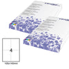 Etichetta Adesiva Bianca 100Fg A4 105X140Mm (4Et/Fg Starline