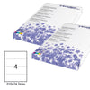 Etichetta Adesiva Bianca 100Fg A4 210X74,2Mm (4Et/Fg Starline