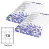 Etichetta Adesiva Bianca 100Fg A4 70X25Mm (36Et/Fg Starline