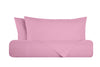 Set copripiumino federe parure copripiumino 100% cotone Made in Italy ROSA