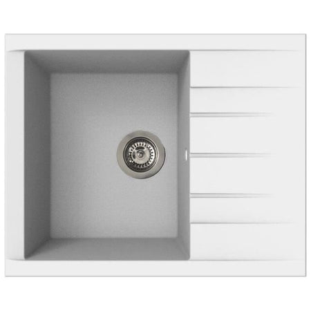 Lavello - Resina SMC - Bianco liscio - Incasso - STRADOUR - Cube 1C XS - 62 x 50 cm