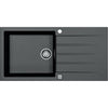 Lavello da incasso - Granito - Nero - 1 vasca grande - 100 x 50 cm - CADIT - STRADOUR