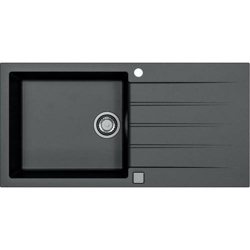 Lavello da incasso - Granito - Nero - 1 vasca grande - 100 x 50 cm - CADIT - STRADOUR