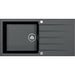 Lavello da incasso - Granito - Nero - 1 vasca grande - 100 x 50 cm - CADIT - STRADOUR