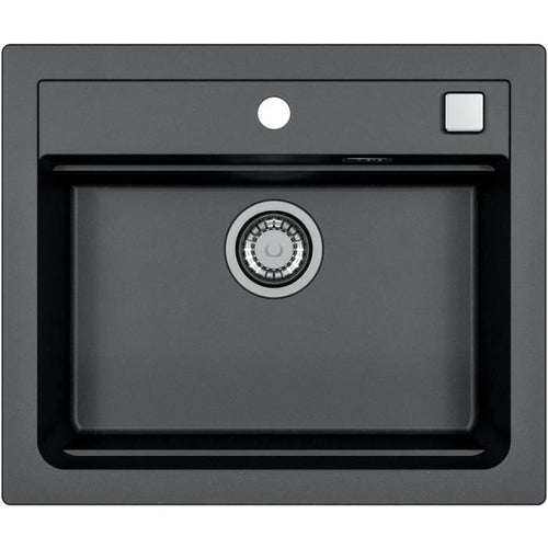 Lavello da incasso - Granito - Nero - 1 vasca - 59 x 50 cm - ATROX - STRADOUR