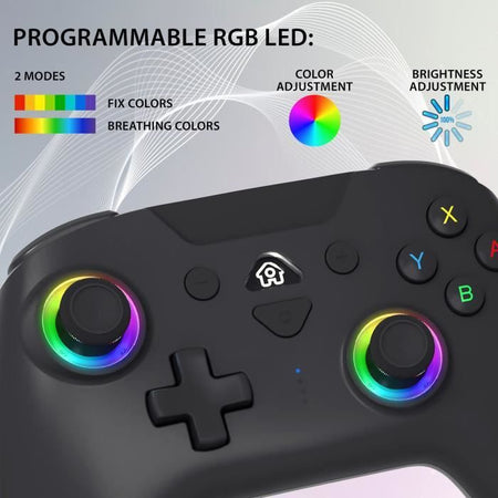 Controller wireless - SUBSONIC - Switch 2 / Switch - LED programmabili - Vibrazioni - Giroscopio - Nero