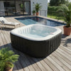 SUN SPA Spa gonfiabile quadrata laminata - 4 persone - 1, 55 x H 0, 65 m
