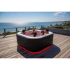 Spa gonfiabile quadrata SUNSPA 6 posti con striscia LED