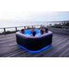 Spa gonfiabile quadrata SUNSPA 6 posti con striscia LED