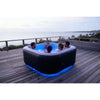 Spa gonfiabile quadrata SUNSPA 6 posti con striscia LED
