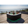 Spa gonfiabile quadrata SUNSPA 6 posti con striscia LED