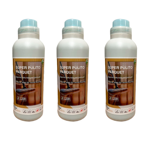 il #n1 - SUPER PULITO PARQUET rivoluzionario detergente NATURALE a PH NEUTRO e protettivi formulato per parquet - Di Eternal Parquet - Eternal Parquet