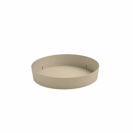 Sotto Vaso tondo in plastica "Cinqueterre" per fiori e piante