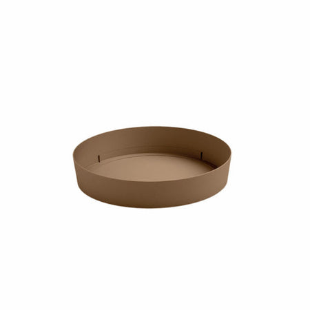 Sotto Vaso tondo in plastica "Cinqueterre" per fiori e piante