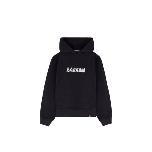 BARROW felpe con cappuccio unisex barrow - hoodie - nero da uomo
