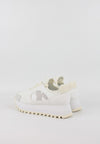 calvin klein Sneakers RUNNER LOW LACEUP MIX NBS da donna