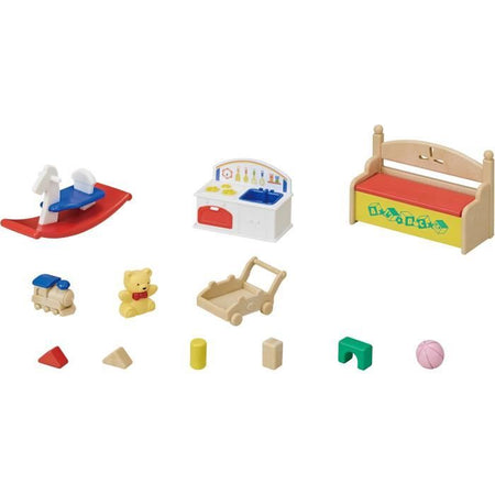Figure in miniatura - SYLVANIAN FAMILIES - 5709 - La scatola dei giocattoli per bambini