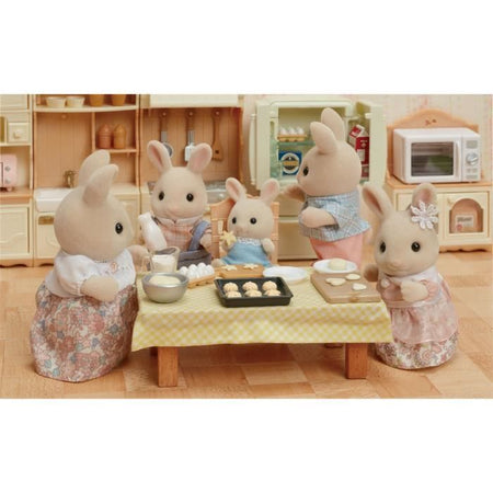 Statuine in miniatura - SYLVANIAN FAMILIES - 5706 - La famiglia dei Conigli Creme