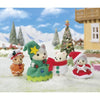 Bambola - SYLVANIAN FAMILIES - La scatola di Natale - 4 figure articolate
