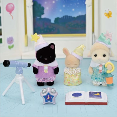 SYLVANIAN FAMILIES 5750 - Il trio dei bimbi del pigiama party