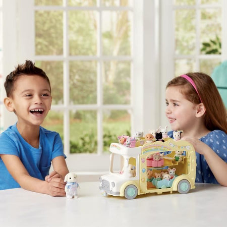 SYLVANIAN FAMILIES 5744 - L'autobus e il suo parco giochi