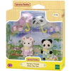Figure articolate - SYLVANIAN FAMILIES - Baby Duo in tuta antipioggia - Panda e topo Marshmallow