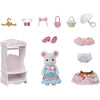 SYLVANIAN FAMILIES La valigia alla moda e il topo marshmallow della sorella maggiore per i bambini