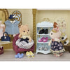 SYLVANIAN FAMILIES Valigia per cani caramello alla moda e sorella maggiore per bambini
