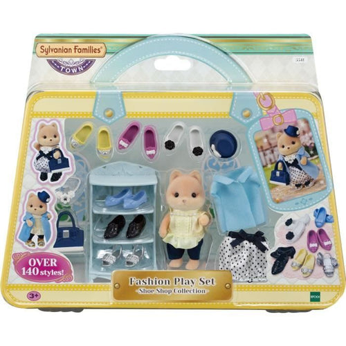 SYLVANIAN FAMILIES Valigia per cani caramello alla moda e sorella maggiore per bambini