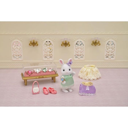 Sylvanian Families - La valigia alla moda di Snow Bunny e la sorella maggiore
