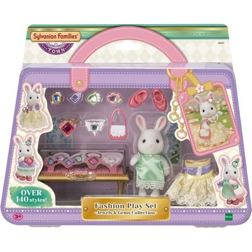 Sylvanian Families - La valigia alla moda di Snow Bunny e la sorella maggiore