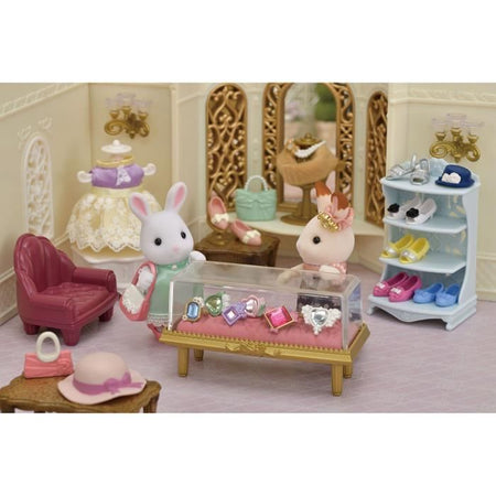 Sylvanian Families - La valigia alla moda di Snow Bunny e la sorella maggiore