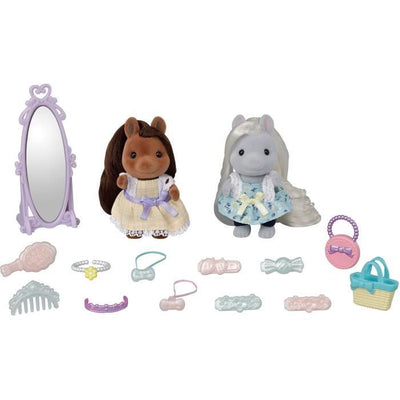Sylvanian Families - Gli amici pony e i loro kit di styling