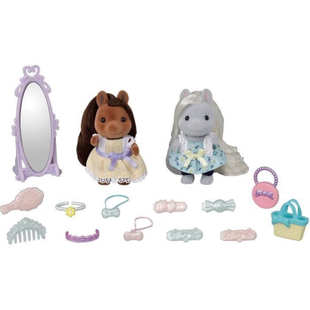 Sylvanian Families - Gli amici pony e i loro kit di styling
