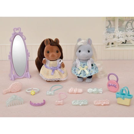 Sylvanian Families - Gli amici pony e i loro kit di styling