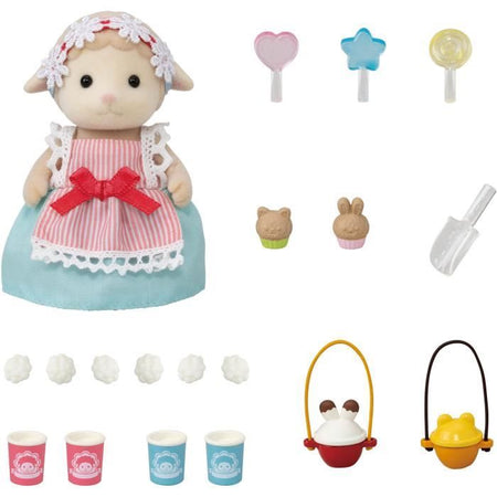 Maman Sheep e il suo popcorn Stand - Sylvanian Families - 5653 - Da 3 anni