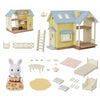 Set il cottage con il box da tetto blu - SYLVANIAN FAMILIES - 5671 - Per bambini dai 5 anni in su - Mobilio incluso