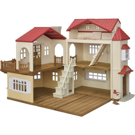 Statuine in miniatura - SYLVANIAN FAMILIES - 5708 - La grande casa illuminata e la sua stanza segreta