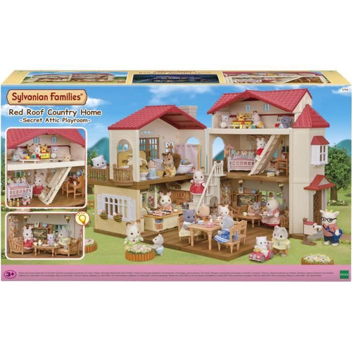 Statuine in miniatura - SYLVANIAN FAMILIES - 5708 - La grande casa illuminata e la sua stanza segreta