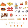 Gioco Catering - SYLVANIAN FAMILIES - Hamburger Stand - Papa Latte Cat e Scooter