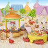 Gioco Catering - SYLVANIAN FAMILIES - Hamburger Stand - Papa Latte Cat e Scooter