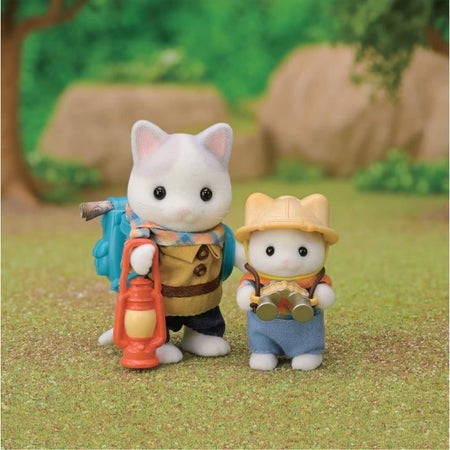 Figure articolate - SYLVANIAN FAMILIES - Figlio e Baby Latte Cat - Avventura nella foresta segreta