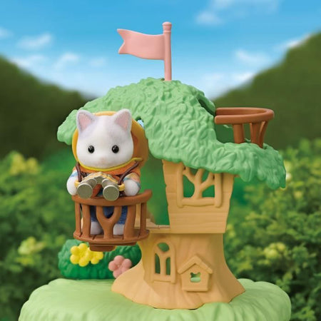 Figure articolate - SYLVANIAN FAMILIES - Figlio e Baby Latte Cat - Avventura nella foresta segreta