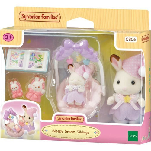 Sorelle Coniglio Cioccolato Ora di Andare a Letto - SYLVANIAN FAMILIES - 5806