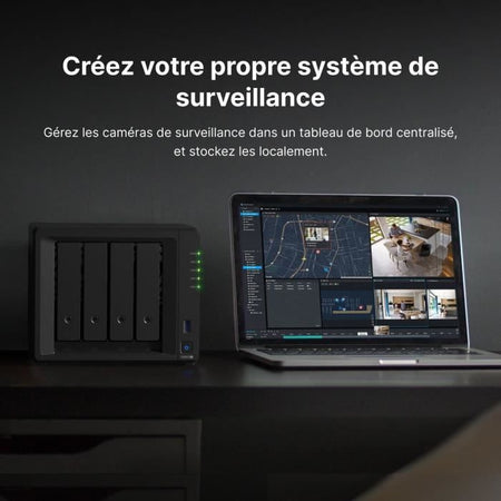 Server di archiviazione (NAS) - Sinologia - 4 baie - Ryzen R1600 Dual -Core