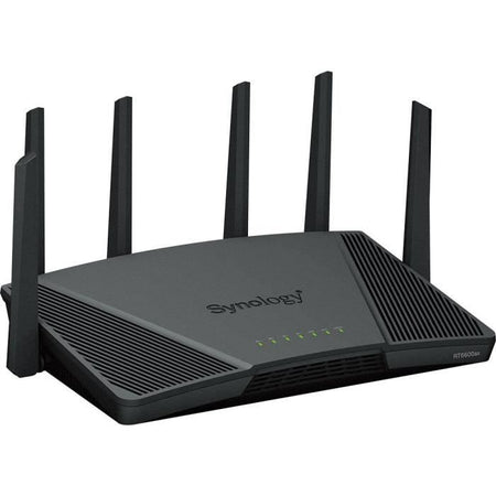 Router - Synology RT6600AX Desktop Tribanda wireless -Router - Wireless - 4 porte switch