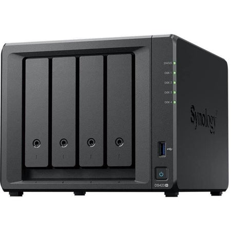 Desktop NAS Synology - 4 Bays - Quad Core - 1,4 GHz - 2 GB di RAM