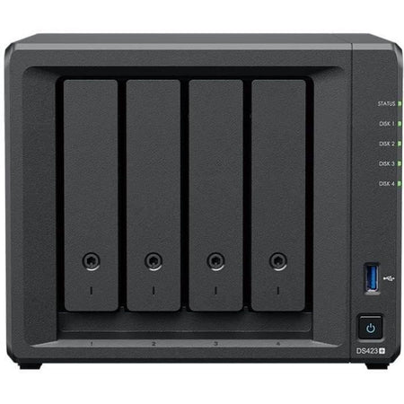 Desktop NAS Synology - 4 Bays - Quad Core - 1,4 GHz - 2 GB di RAM